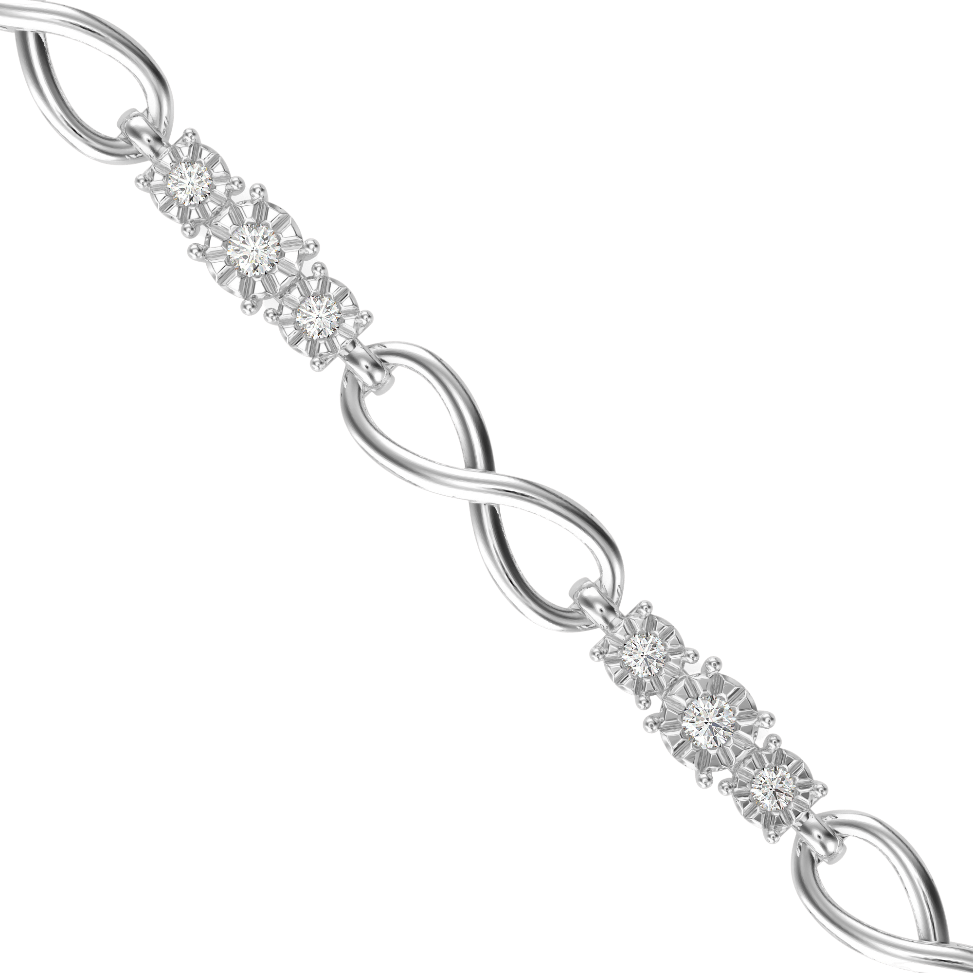 Buy Infinity Diamond Tennis Bracelet For Women