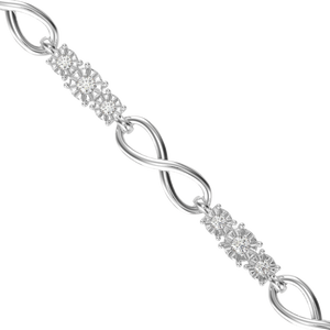 Buy Infinity Diamond Tennis Bracelet For Women