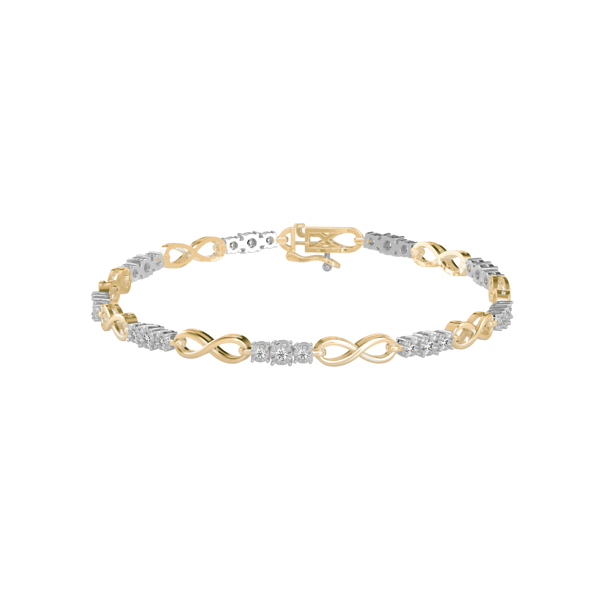 اشتري سوار تنس الماس اللانهائي للنساء