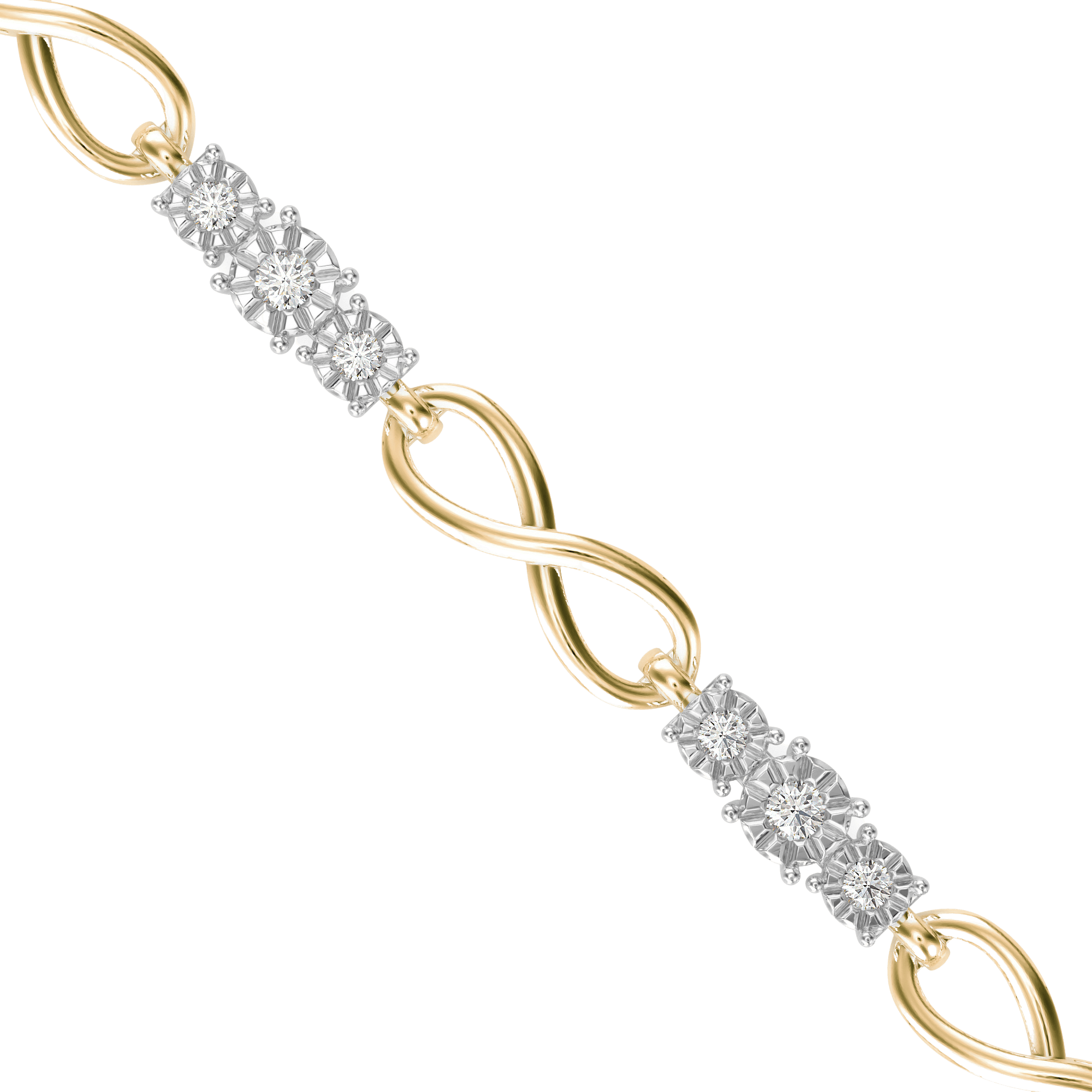 اشتري سوار تنس الماس اللانهائي للنساء