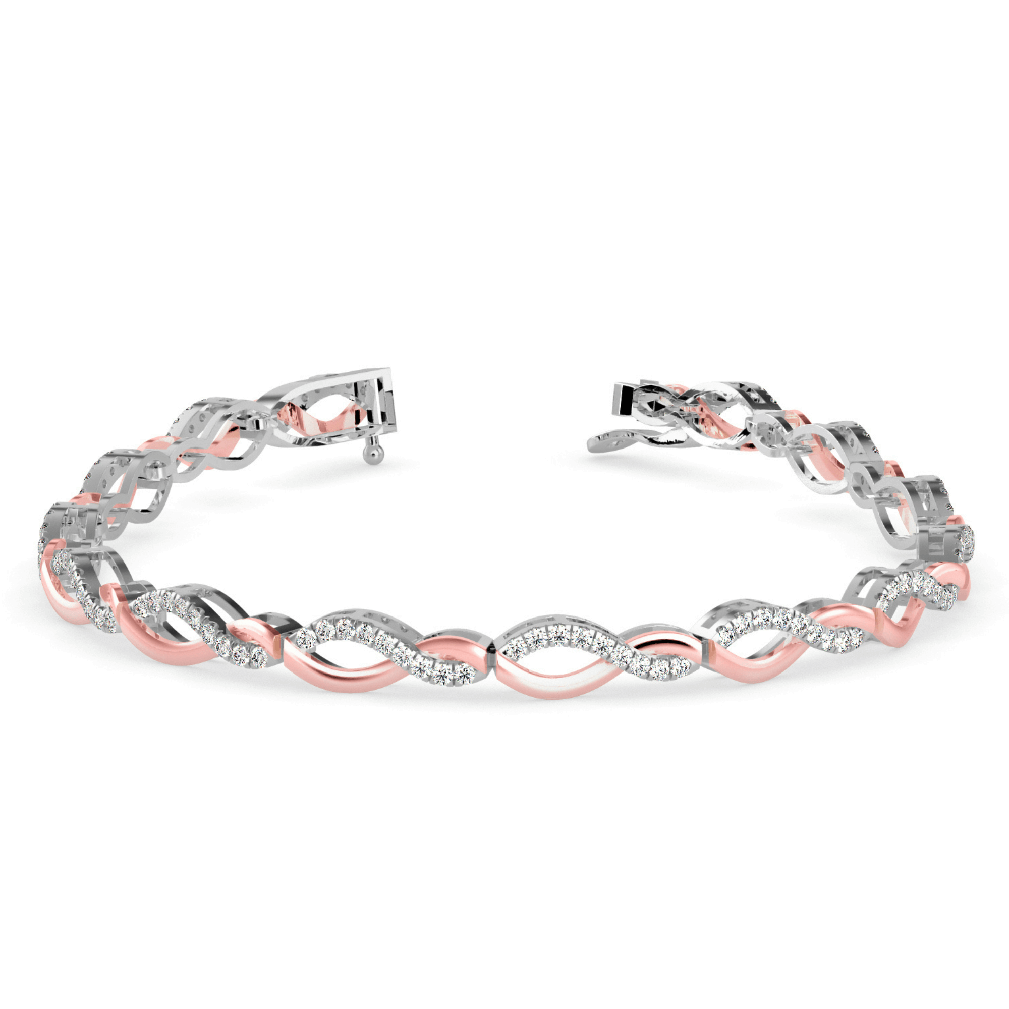 سوار ألماس بتصميم فاخر للنساء