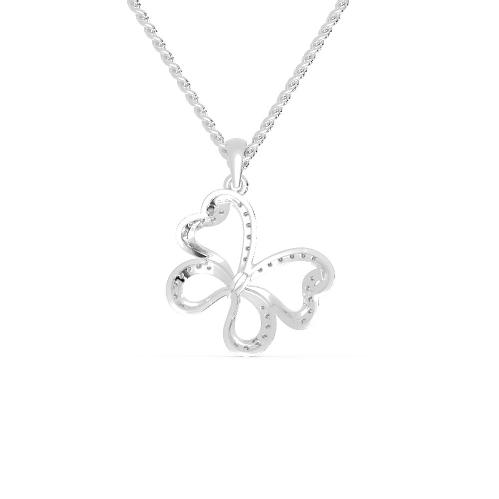 قلادة الفراشة الماسية | Eva-Gems