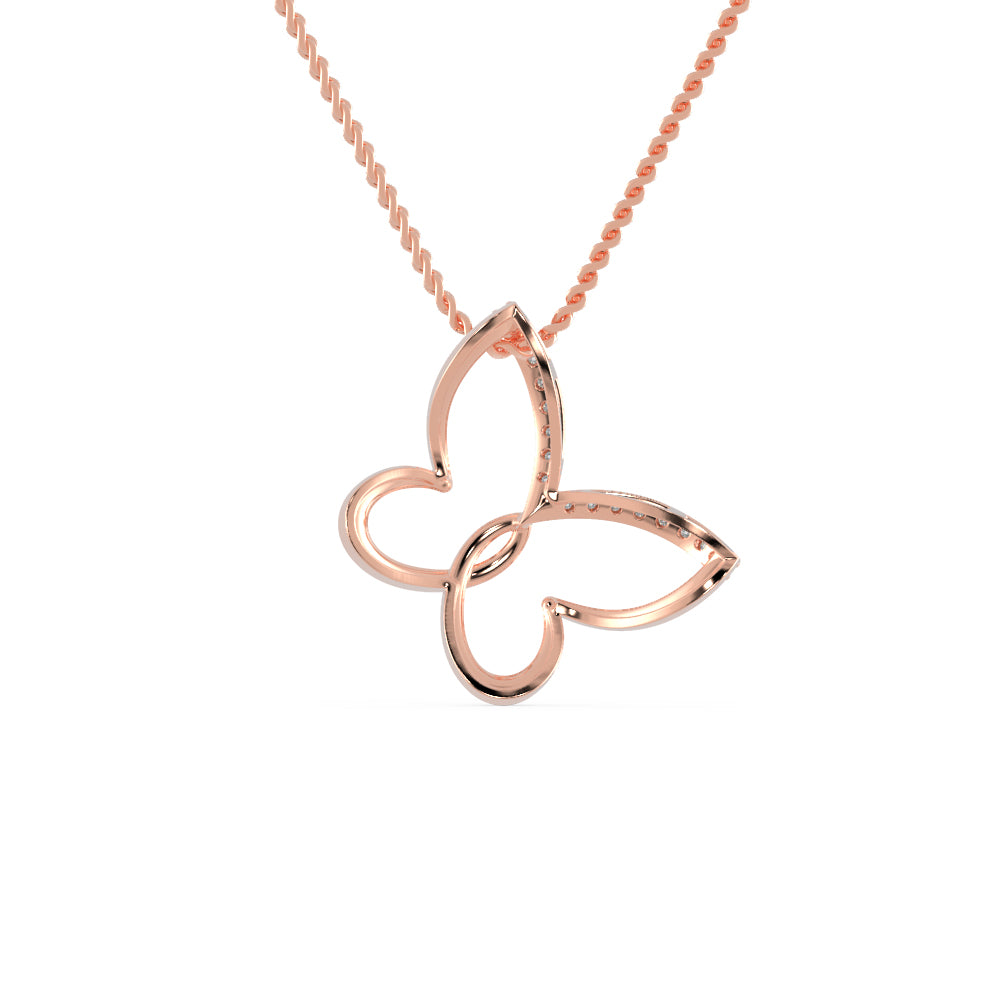 Butterfly Diamond Necklace | Eva-Gems