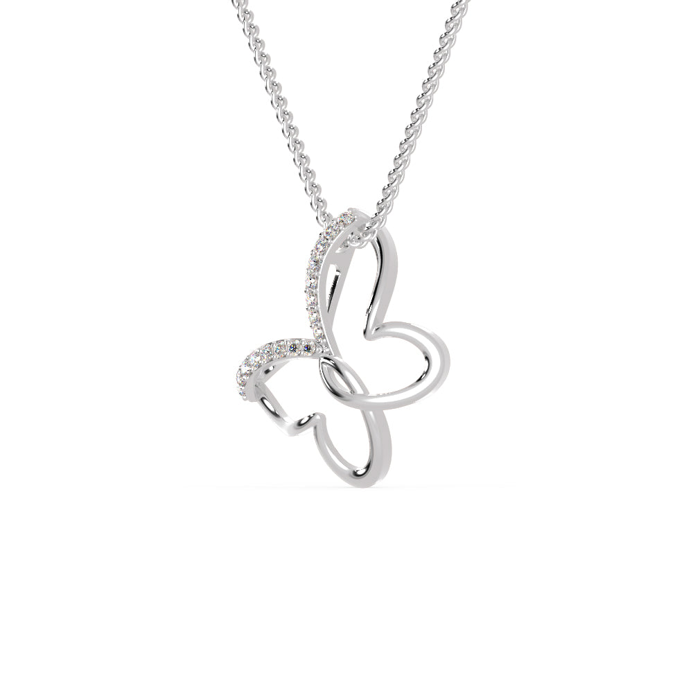 Butterfly Diamond Necklace | Eva-Gems
