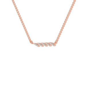 Beautiful Cluster Diamond Necklace | Eva-Gems