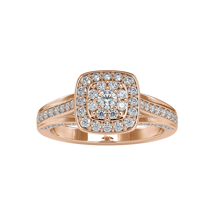 Buy Cushion Cluster Diamond Ring For Women