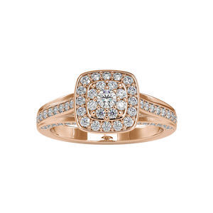 Buy Cushion Cluster Diamond Ring For Women